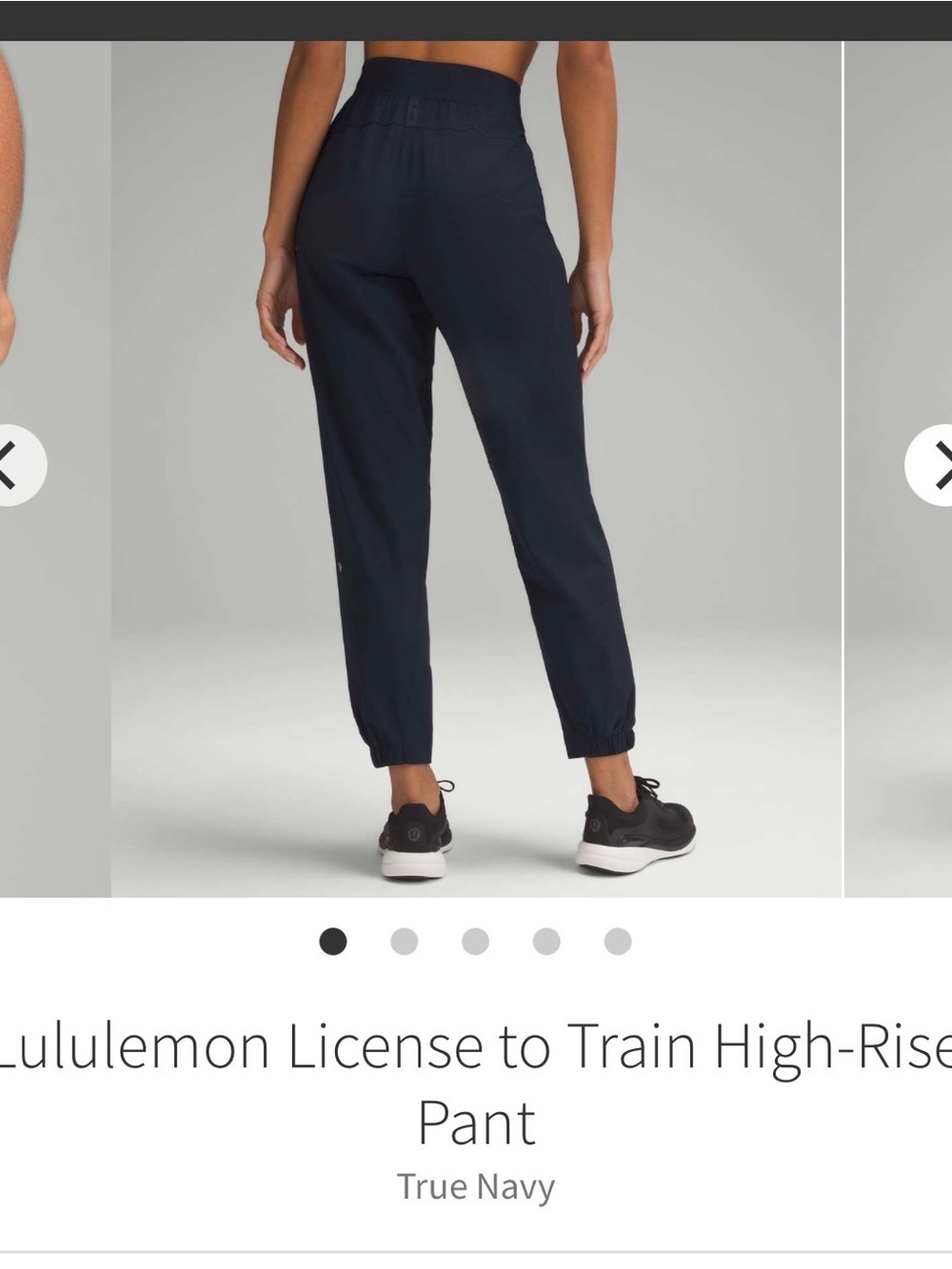 lululemon sz 6 License to Train Jogger True Navy gym fitness athleisure workout - Picture 14 of 16